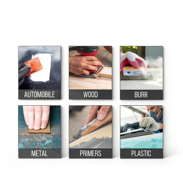 Fandeli 220 Grit Sandpaper Aluminum Oxide Sheets 9x11-3