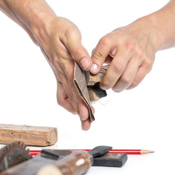 Fandeli 220 Grit Sandpaper Aluminum Oxide 9x11 Sheets-6