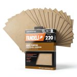Fandeli 220 Grit Sandpaper Aluminum Oxide 9x11 Sheets-0