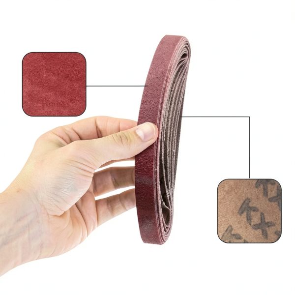 POWERTEC 150 Grit Aluminum Oxide Sanding Belt 20 Pack-2