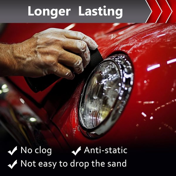 BOSHCRAFT Wet Sandpaper Set Aluminum Oxide Anti Clogging-4