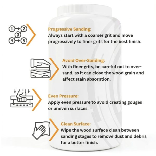 Fandeli Sandpaper Aluminum Oxide Orbital Sander Sheets-5