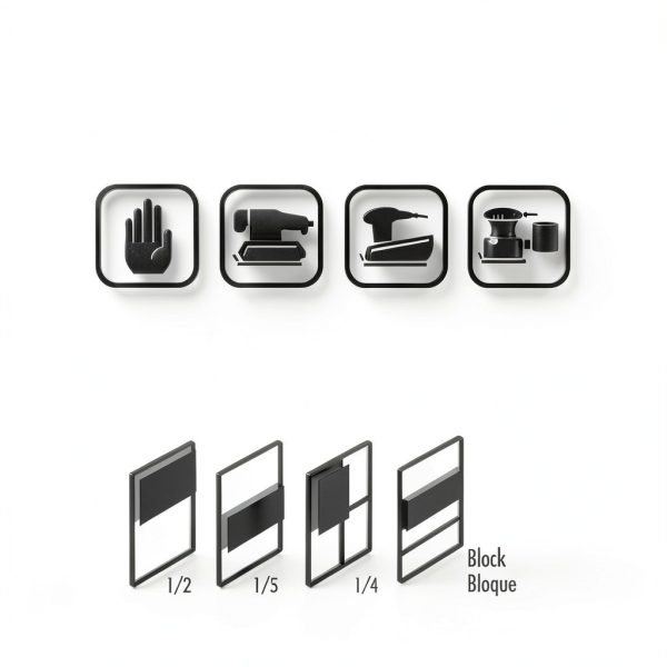 Fandeli Sandpaper Aluminum Oxide Orbital Sander Sheets-4