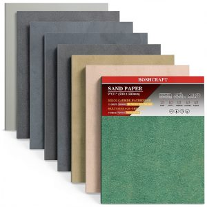 BOSHCRAFT Sandpaper Variety Pack Wet Dry Metal Wood-0