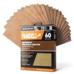 Fandeli 60 Grit Sandpaper Sheets Multipurpose Wood Metal-0