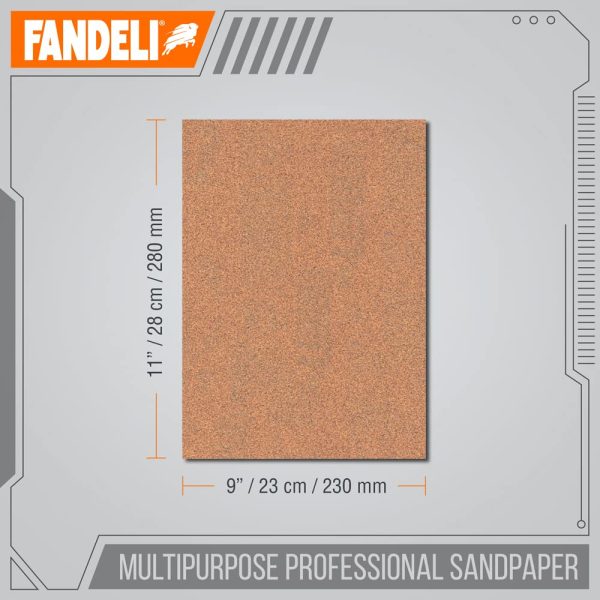 Fandeli Sandpaper Sheets Aluminum Oxide Orbital Sander-1