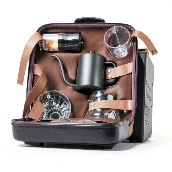 Travel Coffee Maker WEEILYAM Integrated Grinder-3