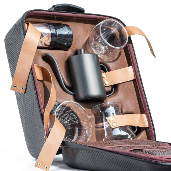 Travel Coffee Maker WEEILYAM Integrated Grinder-2
