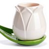 Tulip Ceramic Coffee Set Balvi Hand‑Painted 4‑Piece-5