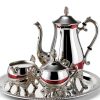 Silver Coffee Serving Tray Godinger Polished Round-1