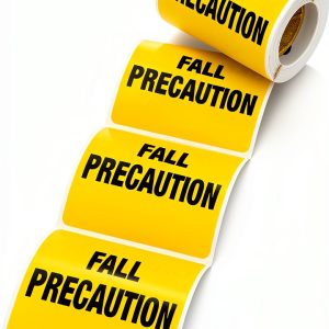 Carstens Medical Stickers Fall Precaution Yellow/Black 2.5x2.5 100pcs-0