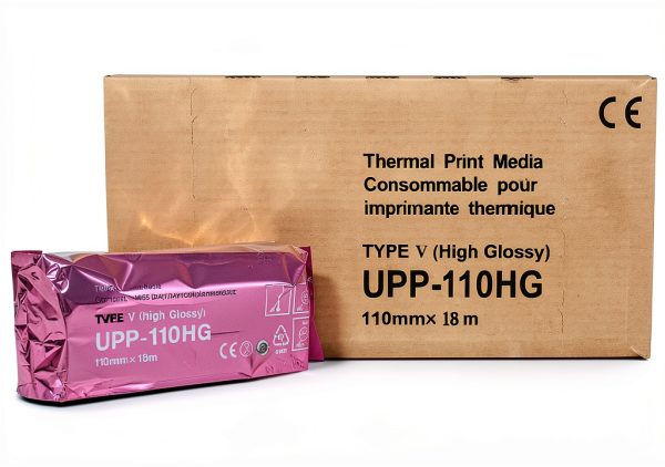 UPP110HG Gloss Printer Paper Ultrasound 110mm x 18m 10 Rolls-0