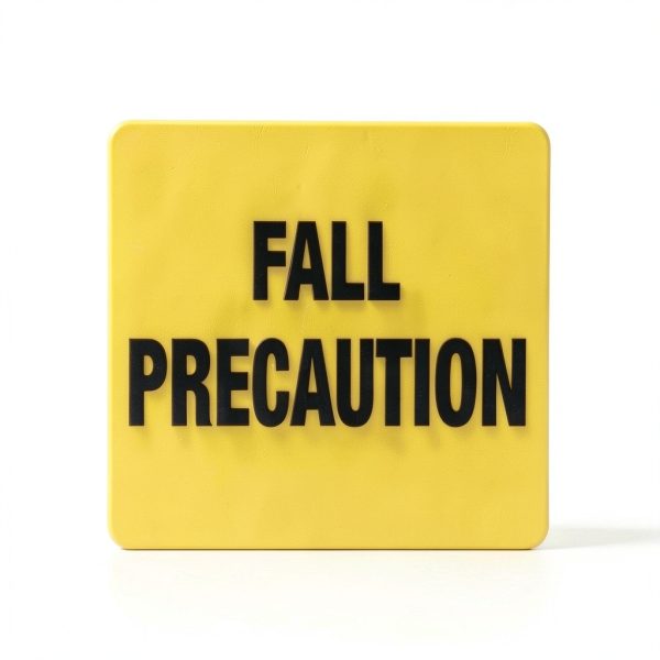 Carstens Medical Stickers Fall Precaution Yellow/Black 2.5x2.5 100pcs-1