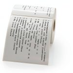 Veterinary Labels Checklist 250 4x3.25in Strong Adhesive LabelValue-0