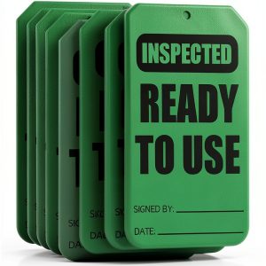 Ready to Use Inspection Tags 3.25×5.75 Inch Record Tags for Inventory Organization(50 Pcs)-0