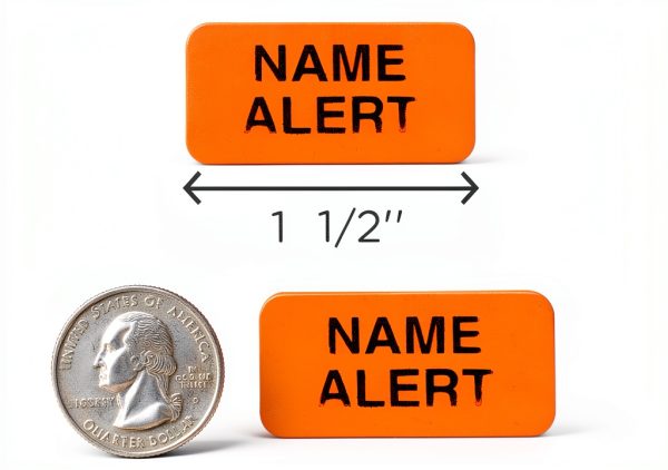 Carstens Medical Stickers – Name Alert, Alert and Instruction Labels for Medical Charts, Red and Black, Roll of 100 Patient Chart Labels, W1.5" x H.75"-4