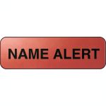 Paper Label PDC Healthcare Red Name Alert 1.25"x0.375" 1000pcs-0
