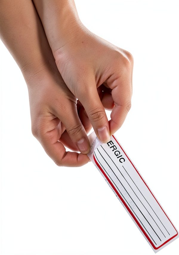 Carstens Medical Stickers Allergy Alert Labels Red White Black 200pcs-3